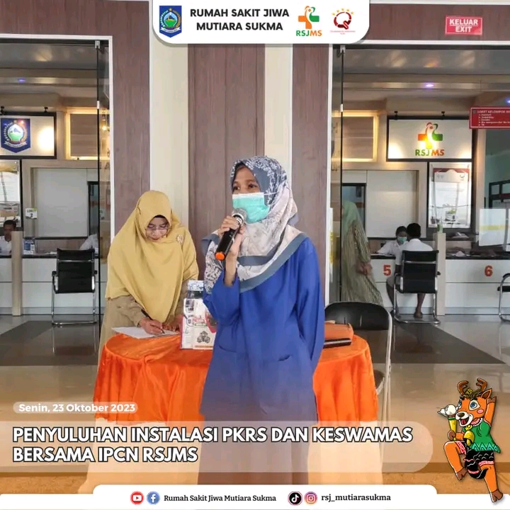 PENYULUHAN INSTALASI PKRS DAN KESWAMAS BERSAMA IPCN RSJMS